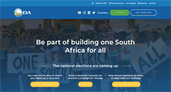 Desktop Screenshot of da.org.za