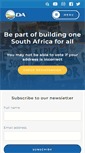 Mobile Screenshot of da.org.za