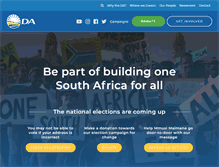 Tablet Screenshot of da.org.za
