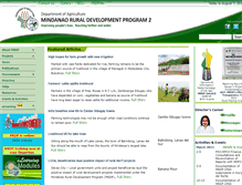 Tablet Screenshot of mrdp.da.gov.ph