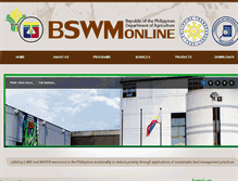 Tablet Screenshot of bswm.da.gov.ph